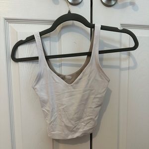 White Lululemon Align Tank size 0